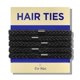 thumbnail image 2 of Havhaf Corbatas para el Cabello Trenzadas para Hombres, 5 Piezas (Xl Negro), para moños, Cabello Rizado, Grueso y denso, Corbatas elásticas para el Cabello para Chicos, sin daños, Rotura de pliegues,, 2 of 4