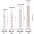 thumbnail image 2 of Superlele Juego De Cilindros Graduados De Vidrio De 10 Ml, 25 Ml, 50 Ml, 100 Ml, Juego De Vasos De Vidrio Grueso De 50 Ml, 100 Ml, 250 Ml Con 2 Goteros, 2 of 5