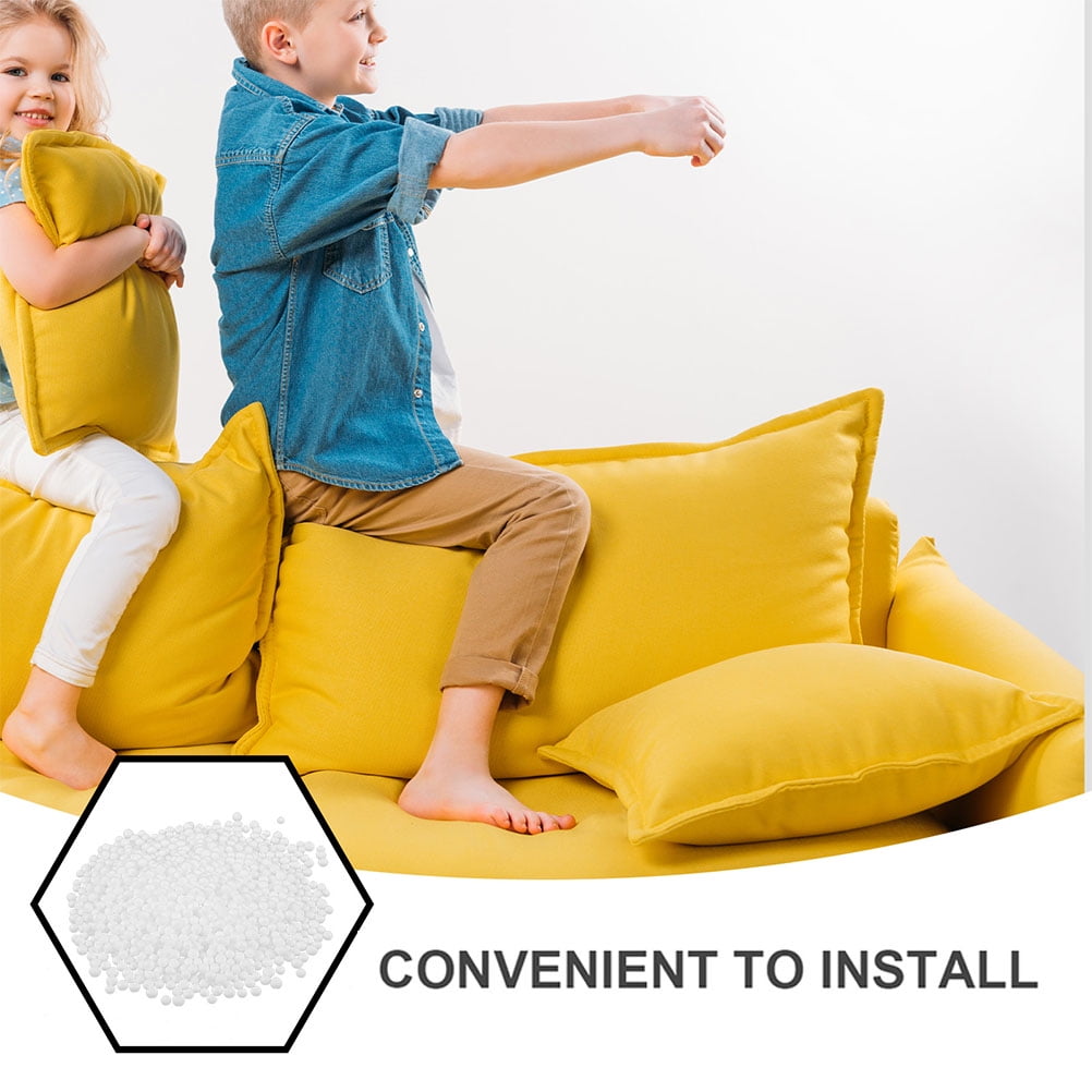 ELAYARD Soft Foam Beads Bean Bag Filler for Sofa Cushions, Comfortable Insulating and Friction-Reducing Cushion Stuffing