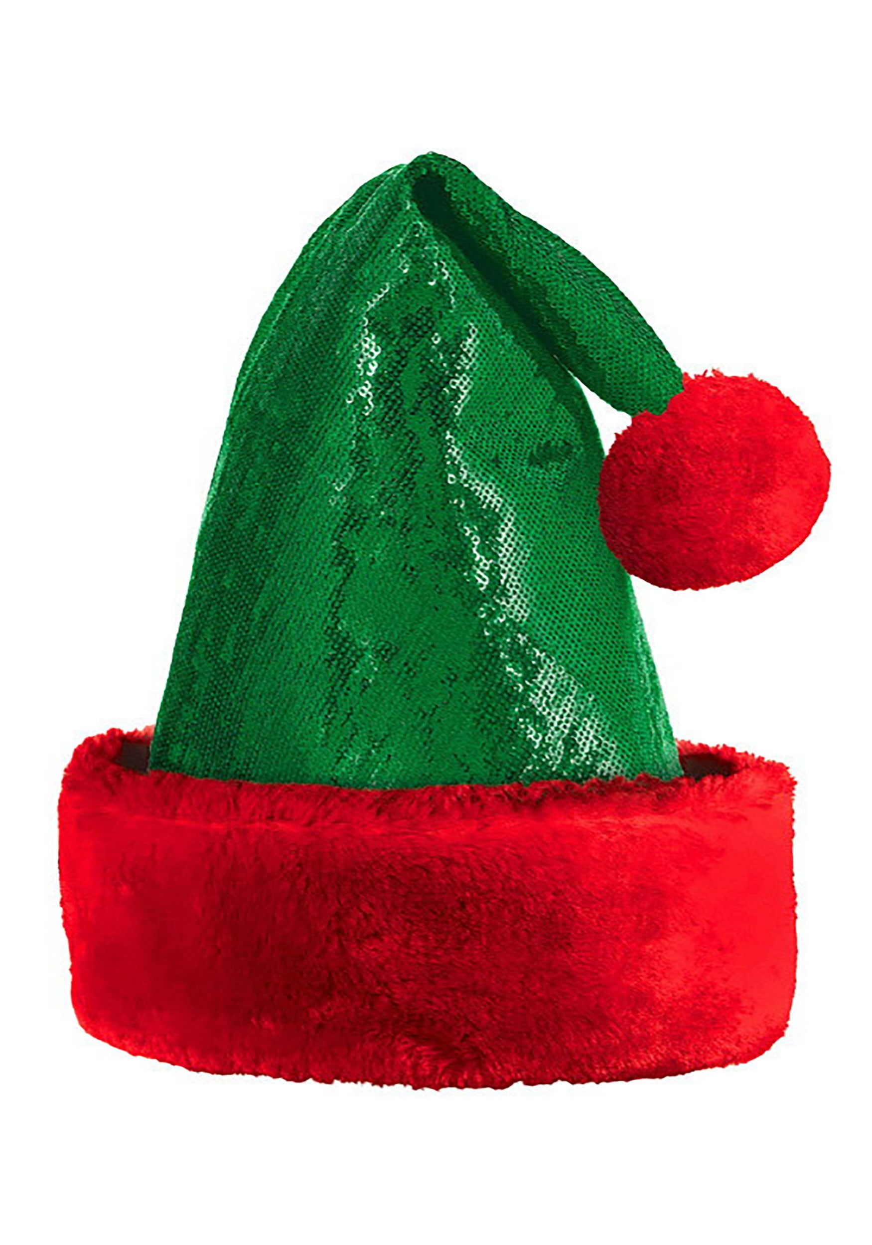 glitter elf hat