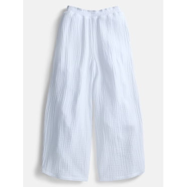 Weekend Academy Girls Cotton Gauze Coverup Pants, Sizes 4-18