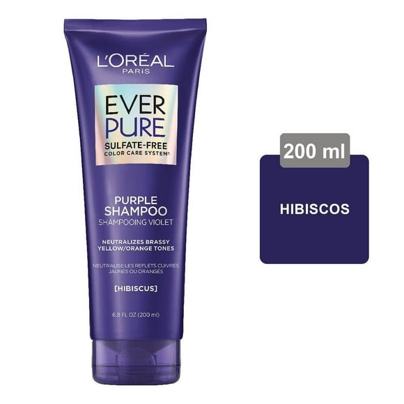 Shampoo L'Oréal Ever Pure purple hibiscus 200 ml