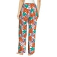thumbnail image 3 of Xecao Hawaiian Style Women's Straight Lounge Pajama Pants: The Epitome of Relaxed Sleepwear, 3 of 9