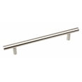 thumbnail image 2 of GlideRite 7-5/8 in. Center Solid Modern Cabinet Bar Pull, Stainless Steel, 2 of 4