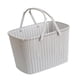 thumbnail image 4 of Cesta portátil para ducha abierta, cesta para baño, bolsa organizadora de cosméticos, bolsa de almacenamiento Gris, 4 of 9