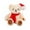 A, variant on CuiLiyq Christmas Teddy Bear Doll, Cute Plush Small Bear with Christmas Hat and Scarf, for Home Holiday Party Decoration and Christmas Birthday Gifts (C)