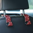 thumbnail image 5 of OTOSTAR Car Hooks, Handmade Bling Diamond Car Headrest Hangers Organizer Universal Auto Hooks Car Seat Hooks for Vehicle Car, 2 Pack (Red), 5 of 5