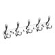 thumbnail image 1 of Coat Rack Wall Mount - 5 Tri Hooks, Heavy Duty Coat Hooks for Bathroom, Mudroom, Entryway, Kitchen, 304 Stainless Steel Modern Wall Hook Rack (1 Pack, 1 of 5