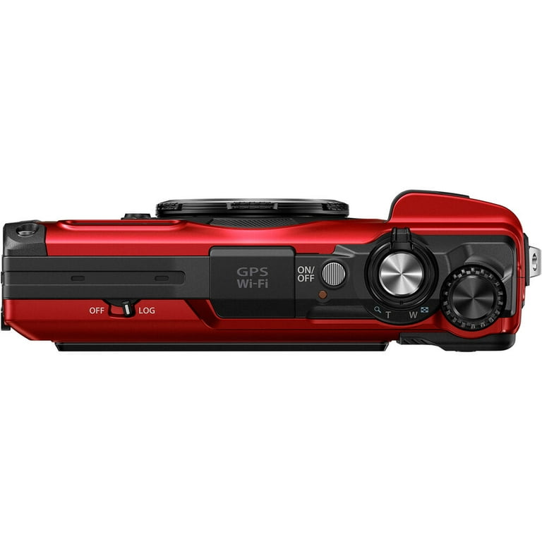 OM SYSTEM Point Shoot Tough TG-7 Red Digital Camera - 12PC