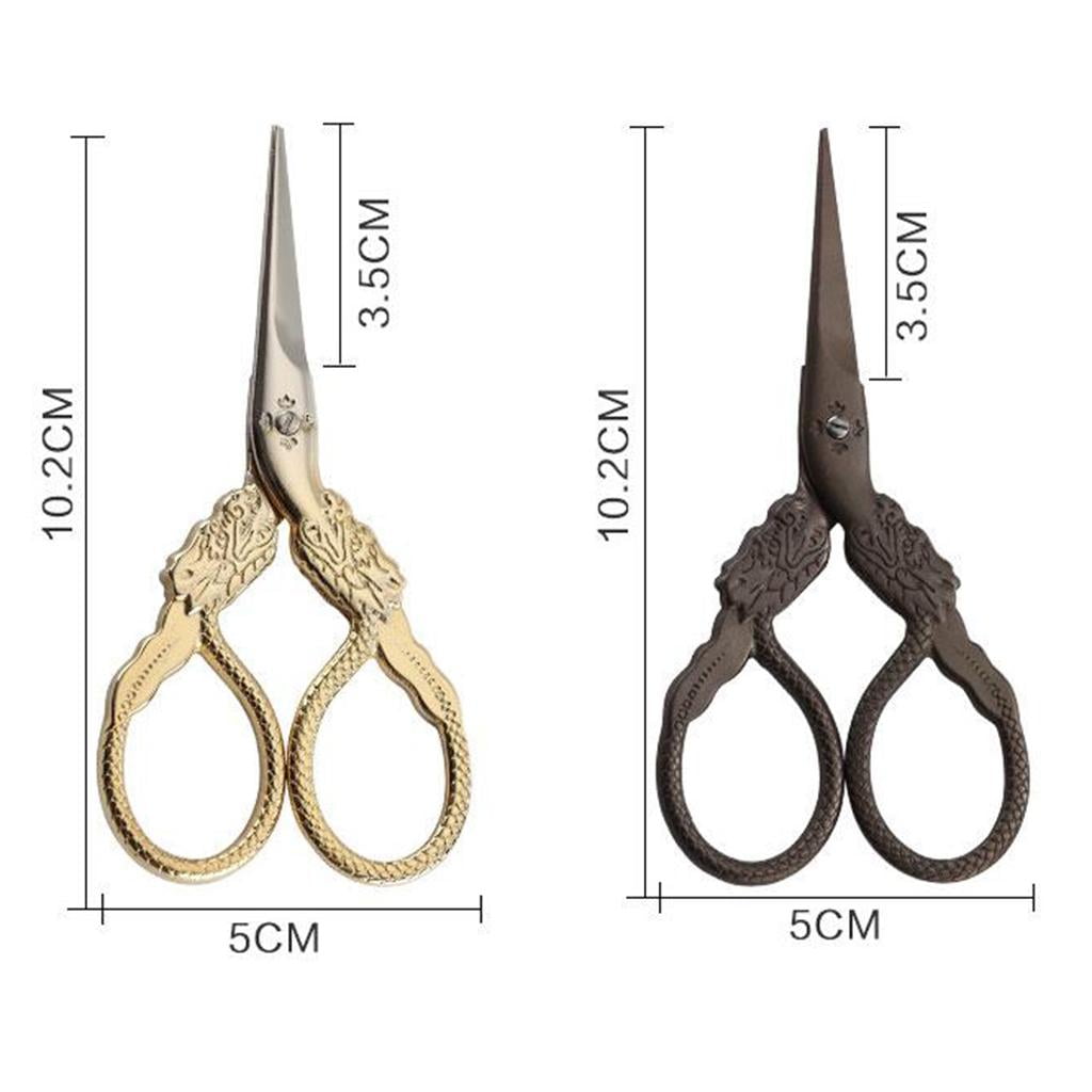 2pcs Dragon Design Handle Dressmaker cissors Shear For Sewing Patchwork