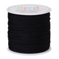 thumbnail image 2 of Abbracc 90m/roll Macrame Cord Nylon Cord briaded string beading thread Black, 2 of 7