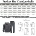 thumbnail image 3 of Ccpelsie Men's 2 Pieces Tracksuits Running Sports Suits Drawstring Waistband Sweatsuit with Pockets For Fall Winter(A01-Light Gray,M), 3 of 8