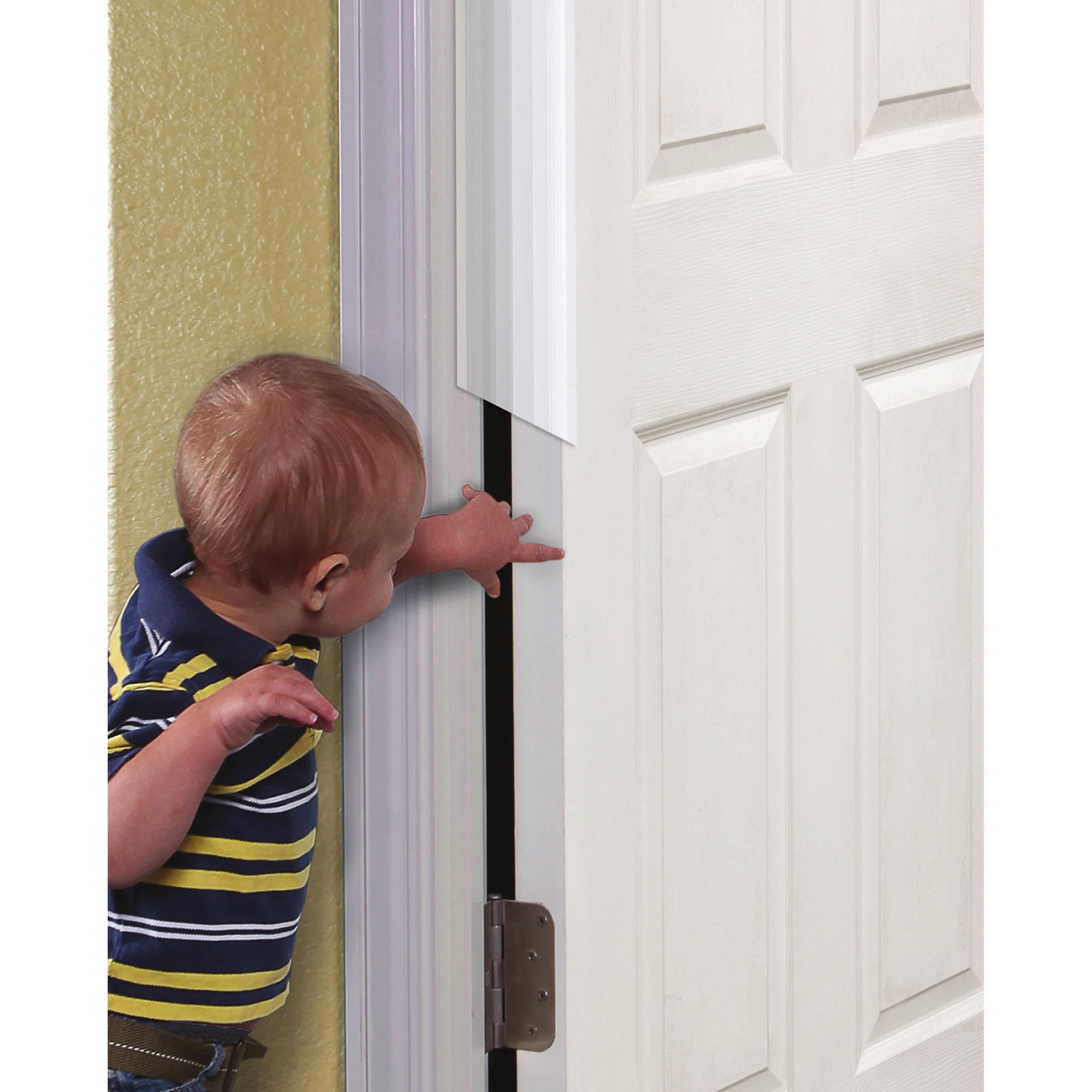 76.8 Pack 1 Door Finger Guards PRO 1.95 for 170 Degree Doors White PINCHSHIELD