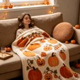 thumbnail image 4 of Halloween Blanket 39.4x27.6in Flannel Throw Halloween Patterned for Sofa Travel by OVFUIZ, 4 of 6