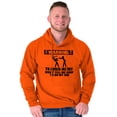 thumbnail image 3 of Warning To Avoid Injury Funny Cartoon Men's Big & Tall Graphic Hoodie Brisco Brands 4X, 3 of 5
