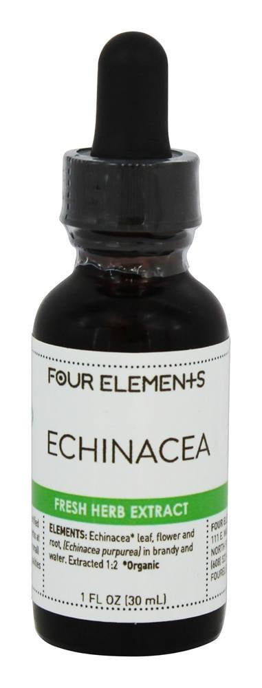 Four Elements Herbals - Fresh Herb Extract Tincture Echinacea - 1 oz