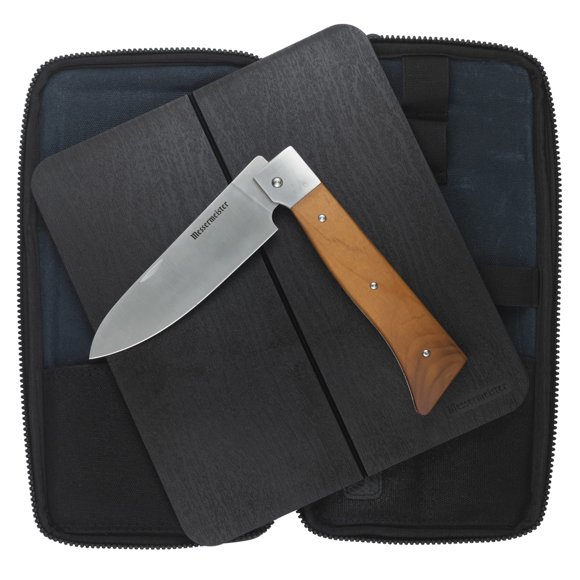 Set Basecamp Messermeister Adventure Chef de 3 piezas con funda