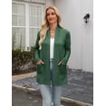 thumbnail image 4 of Zeagoo Cardigan for Women Long Sleeve Open Front Sweaters Casual Loose Lightweight Cardigans with Pockets, 4 of 6