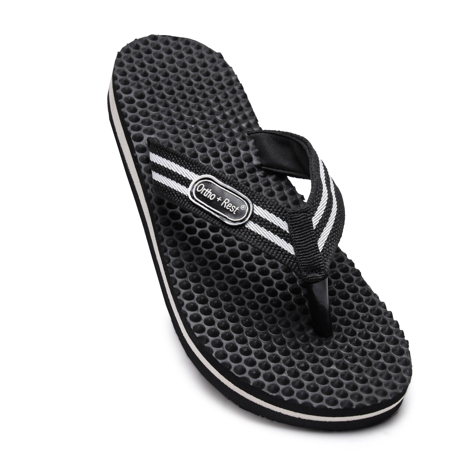 Ortho + Rest Extra Soft Flip flops Orthopedic Men's Black Flip flops