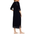 thumbnail image 4 of Lucakuins Camisón para Mujer, Manga Corta con Cremallera Abertura Camisón Largo Ropa de Dormir Loungewear Lucakuins moda, 4 of 5