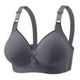 thumbnail image 2 of Hrsba Womens Plus Size Bra,Women's Bra Soild Underwear Bra Everyday Comfortable Breathable Bra Underwear,Womens Casual Summer Bra,Womens Bra, 2 of 4