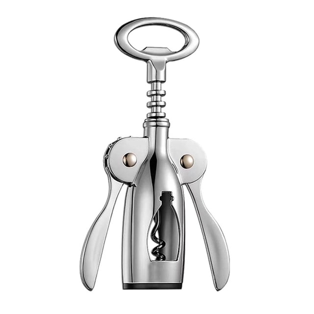 MasteelfCA Wing Corkscrew Bottle Opener: Waiters Corkscrew Cork Beer Cap Bottles Opener Remover for Kitchen Restaurant Bars
