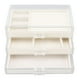 thumbnail image 1 of Caja de almacenamiento de joyas Ticfox acrílico 3 cajones Forro de franela, 1 of 14