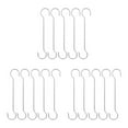 thumbnail image 1 of Transemion 5pcs/set Wide Application S Shaped Hooks Sturdy And Durable Stainless Steel Stainless Steel Metal Hooks Multifunctional 60cm S Hook 3Set, 1 of 6