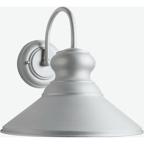 Forte Lighting 1227-01 Energy Efficient Outdoor 11.25Wx11.25Hx12e Wall Sconce - Nickel