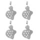 thumbnail image 4 of 4 piezas de mantel de pesas para mariposas, peces, flores, tortugas, hojas, ballenas, abrazaderas de clip para para mesas nic al perfecl  Clips para pesas de manteles, 4 of 8