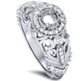 thumbnail image 2 of Pompeii 3/8ct Vintage Diamond Engagement Ring 14K White Gold (G/H,I1), 2 of 4