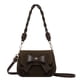 thumbnail image 3 of Bolso Hombro Ante para Mujer Nube Con Correa Ajustable Compras Fruncido (marrón), 3 of 9