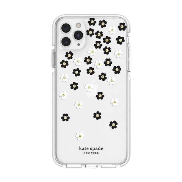 Kate Spade Defensive Hardshell Case Scattered Flowers Clear for iPhone