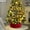 D, variant on Festive Holiday Tree Skirt with Elegant Snowflake Designs and Realistic Trim for Seasonal Home Decorations