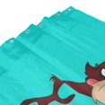 thumbnail image 3 of Cortina de ducha Taz Mania, juego de cortinas de ducha con dibujos animados encantadores para niños, niñas, dormitorios universitarios, baño, accesorios de decoración de bañera a prueba de agua con, 3 of 8