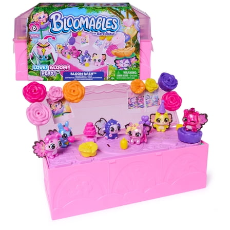 Bloomables by Hatchimals, Bloom Bash with 6 Surprise Figures & over 15 Accessories