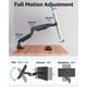 thumbnail image 4 of Soporte de Monitor MOUNTUP Negro para Pantallas Ultrawide con Brazo y Abrazadera en C/Base de Ojal, 4 of 8