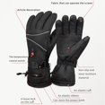 thumbnail image 3 of Guantes de calefacción cálidos de invierno gruesos a prueba de viento impermeables 1 par de equipos deportivos al aire libre, 3 of 5