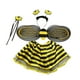 thumbnail image 1 of Disfraz de abeja para niño, accesorios para disfraz de abeja para niño y niña, cosplay de abeja para Halloween ala negro, 1 of 7
