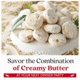 thumbnail image 3 of David's Cookies Gourmet Butter Pecan Meltaway Round Tin with Crunchy Pecans and Powdered Sugar, All-Natural Ingredients, Kosher, Ideal Present for Special Occasions, 64 Oz (2 Pack), 3 of 5