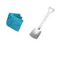 thumbnail image 1 of cuchara pala Cuchara Mezcladora Agitadora Para Cucharaditas De Crema Paño Azul Cuadrado Plateado Magideal cuchara pala, 1 of 7