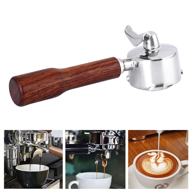 Portafiltro para cafetera de 58 mm desmontable Acero inoxidable de eficiencia que ahorra trabajo para 680685 Macarena Portafiltro sin fondo
