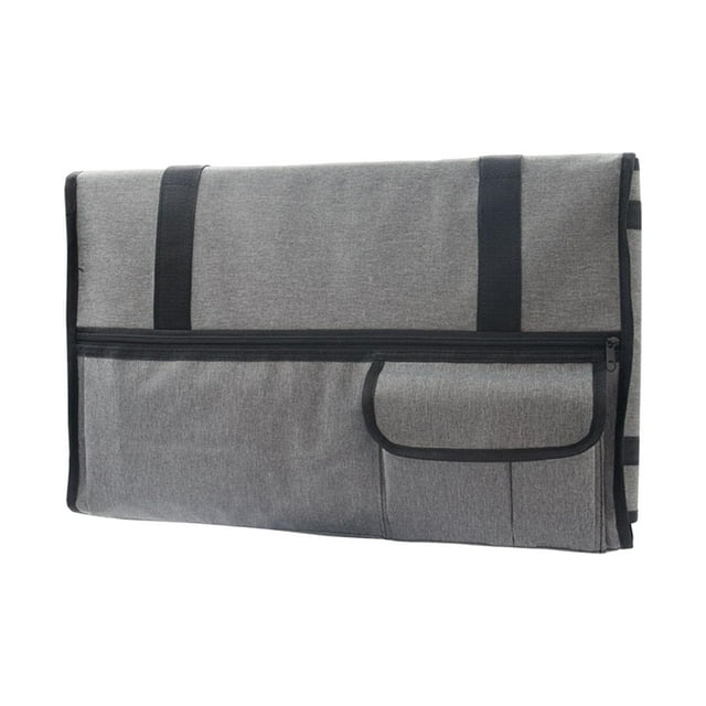 Bolsa de transporte para monitor Sunnimix acolchada antiarañazos múltiples bolsillos hebilla fuerte Gris