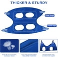 thumbnail image 4 of Azul - Hamaca para el cuidado de perros y gatos, cachorros pequeños y perros mini, hamaca para perros con 2 ganchos en forma de S, bolsa de aseo de tela transpirable para el cuidado de oídos y ojos, 4 of 5