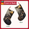 thumbnail image 2 of Lsque 18 Inches Noble Style Bald Eagle Pattern Christmas Stockings Hanging Ornaments,Knitted Xmas Fireplace Hanging Stocking,Holiday Decoration, 2 of 7