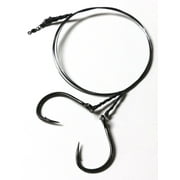 R&R T50-JHOOK-8/0-2 50# Titaniumwire with 8/0 Mustad J Hook-2 pack