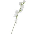 thumbnail image 4 of Pea Flower Fake Realistic Fake Flowers White 13.5*50.5cm Rustic Farmhouse Style Home Decoration 1Pcs, 4 of 4