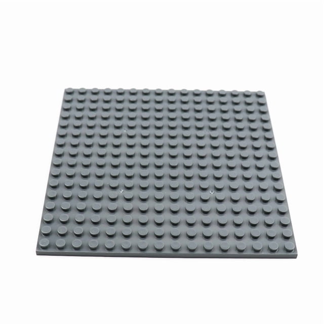 16x16 Double Sided Building Block Base Plate, MOC Creative Construction Baseplate, Standard Dots Plastic Foundation Board, Educational DIY Toy for Kids MOC Building Lovers