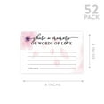 thumbnail image 5 of Koyal Wholesale Share a Memory Cards, Watercolor Pink Flower Cards for Wedding, Life Memories, 4" x 6", 52-Pk, 5 of 5