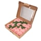 thumbnail image 4 of 25 rosas artificiales de aspecto real, 7,6 cm de diámetro y 18 cm de tallo, suaves y falsas, para decoración de fiestas y bodas, color rosa., 4 of 14